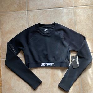 Nike ribbed crop top